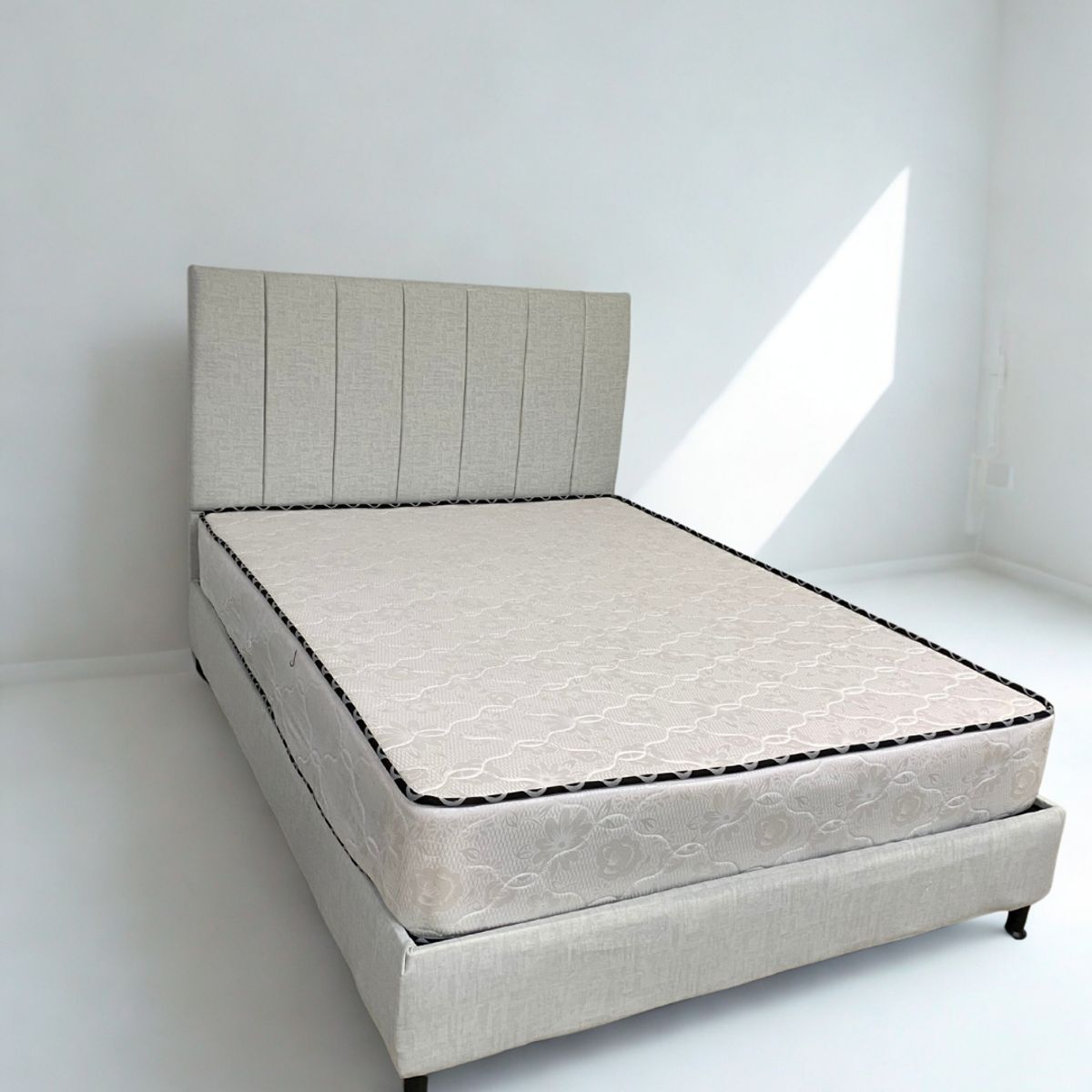 GENERICO - Juego de Alcoba Completo base cama + espaldar + colchon