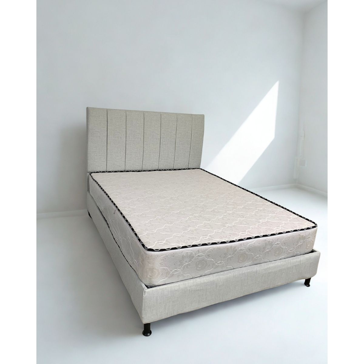 GENERICO - Juego de Alcoba Completo base cama + espaldar + colchon