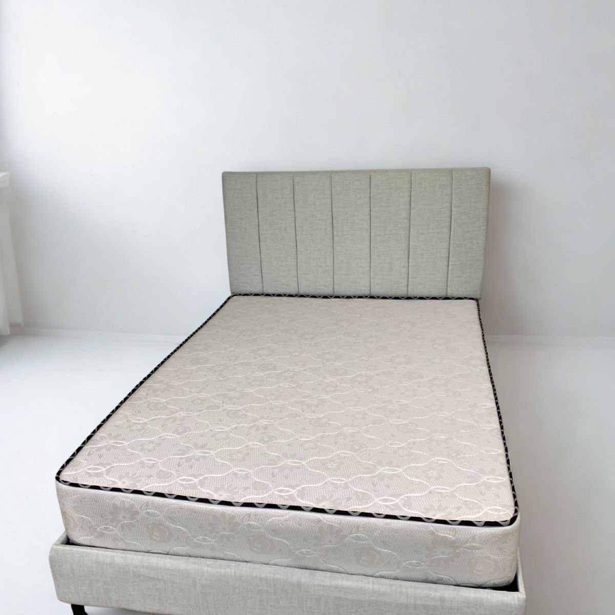 GENERICO - Juego de Alcoba Completo base cama + espaldar + colchon