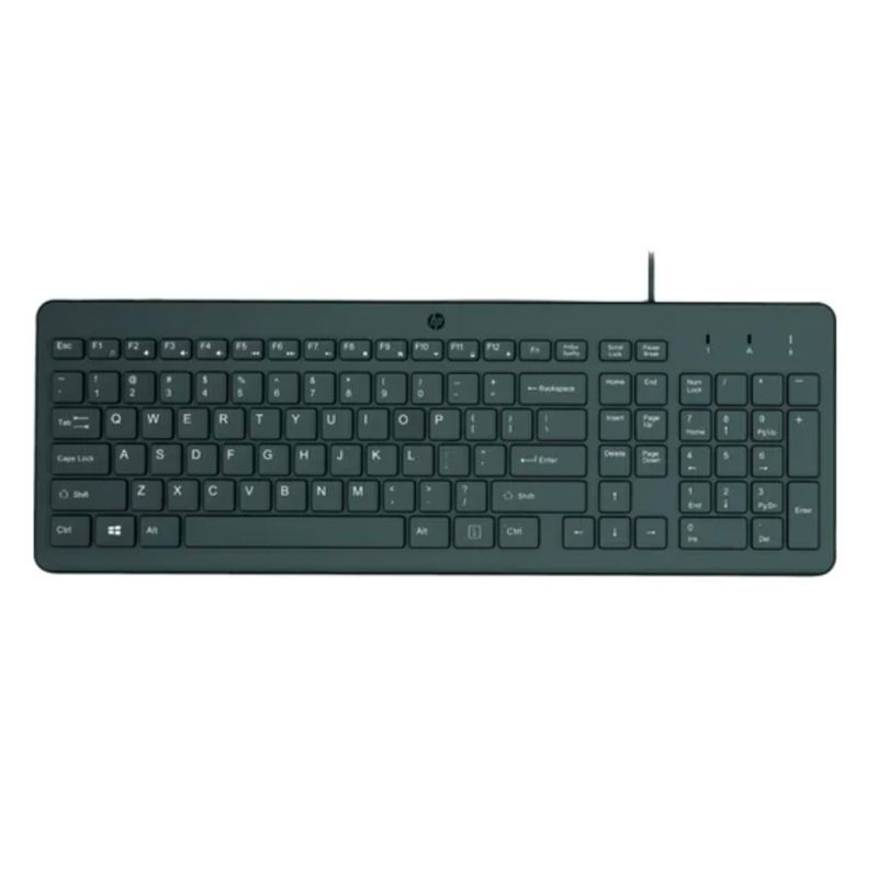 HEWLETT PACKARD - TECLADO HP 150 ALAMBRICO NEGRO USB
