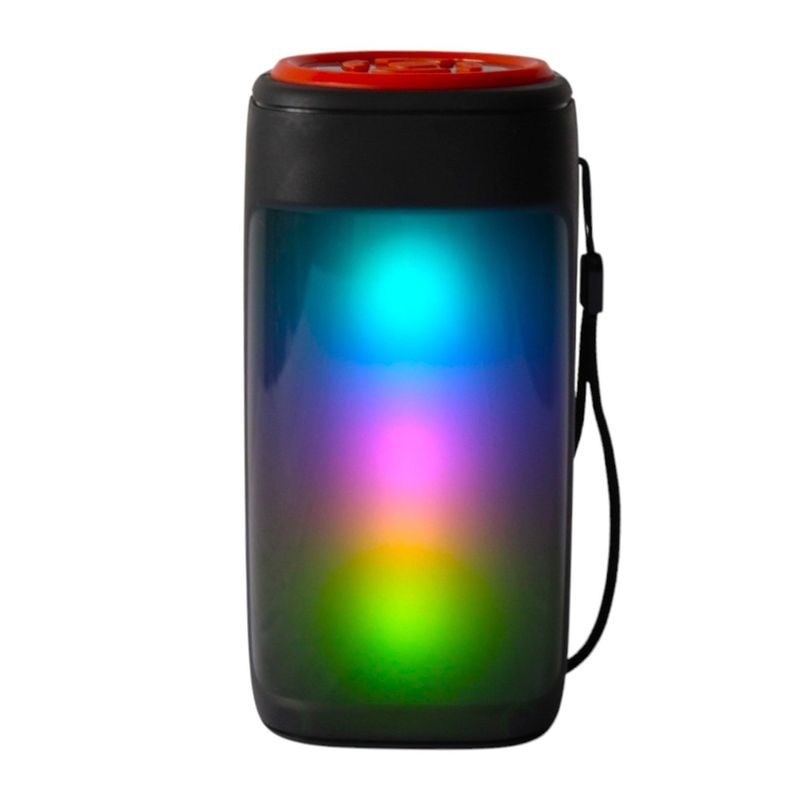 GENERICO - Parlante Portatil Con Luces Rgb Y Sonido Potente Inalambrico