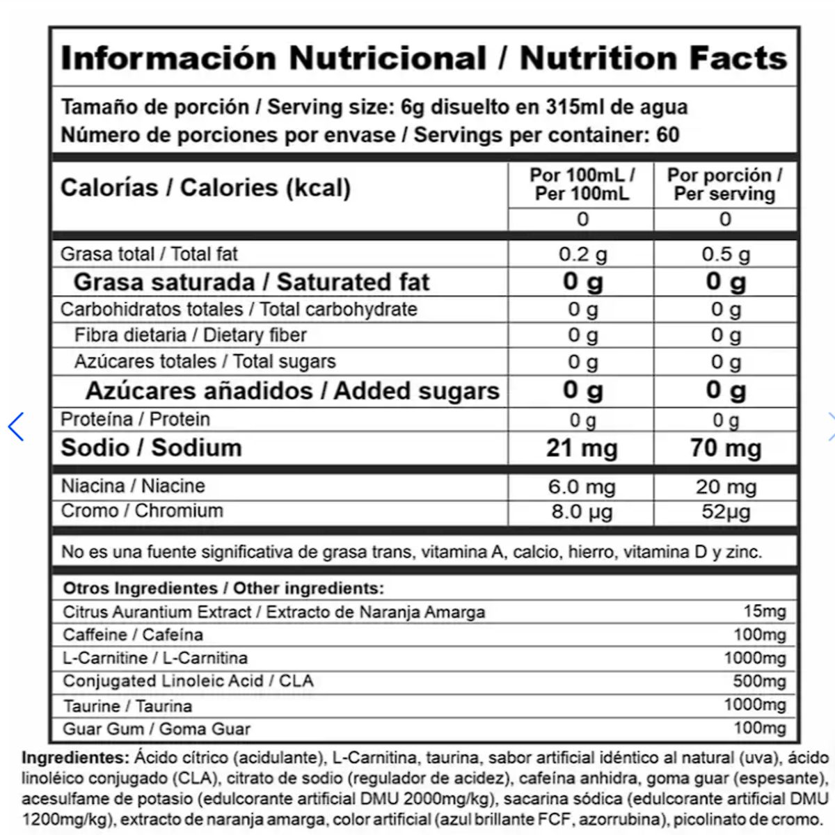 PROSCIENCE - BURNER STACK QUEMADOR CON CLA Y L-CARNITINA