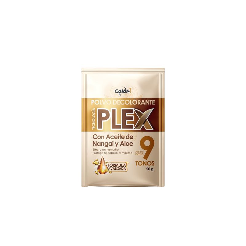 COLOR 1 - Polvo Decolorante Plex 9 tonos Caja Sachet 12 und 50 gr