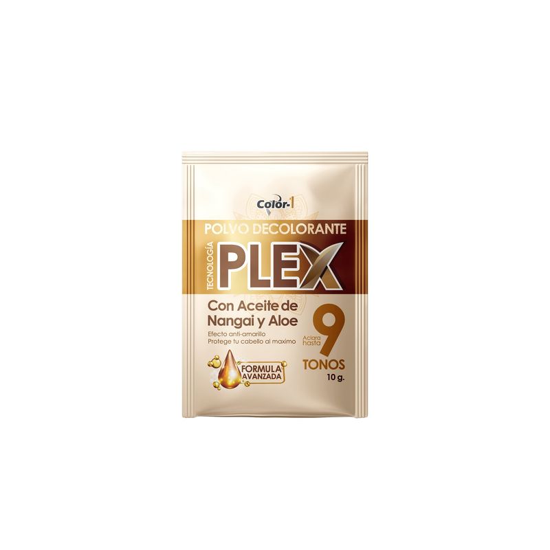 COLOR 1 - Polvo Decolorante Plex 9 tonos Caja Sachet 24 und 10 gr