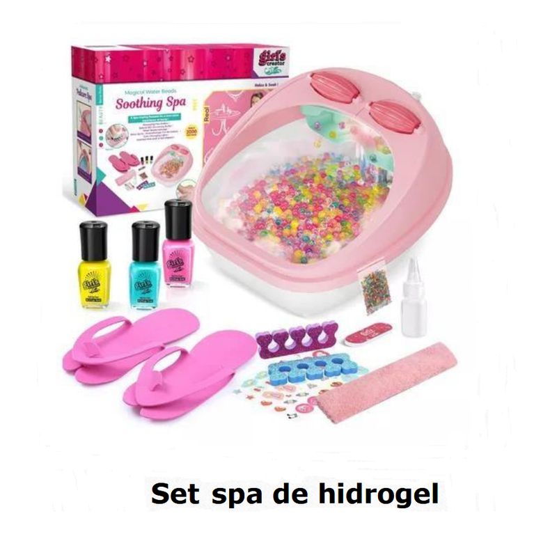 GENERICO - JUEGO SET DE SPA DE HIDROGEL PARA NIÑAS +5 AÑOS