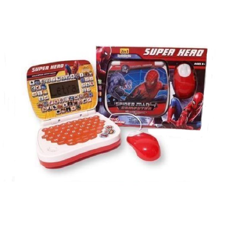 GENERICO - JUGUETE COMPUTADOR MINI RECARGABLE PARA NIÑOS +3 AÑOS