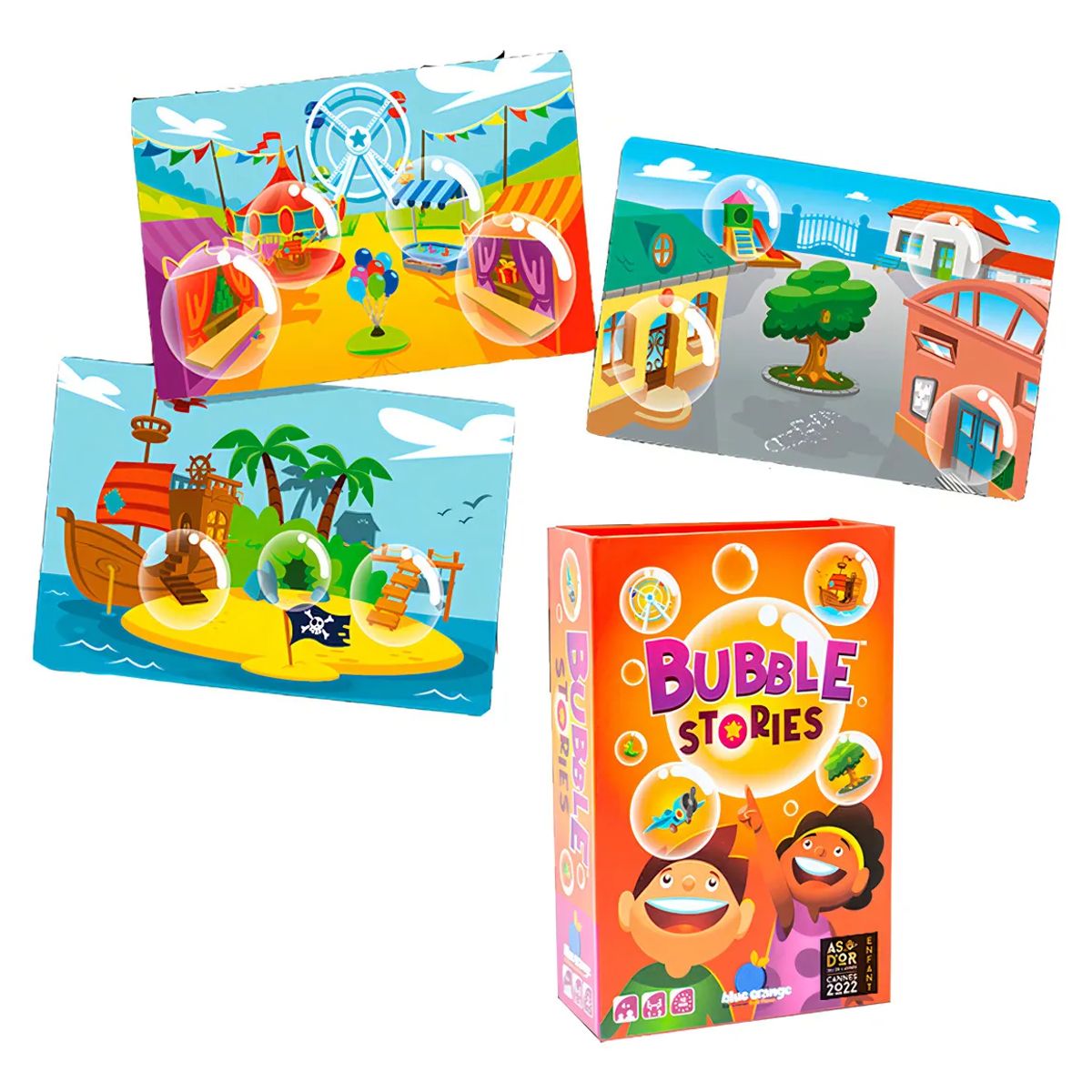 JUGANDO Y EDUCANDO - Juego Didáctico Narrativo Mundo Burbujas Para Niños