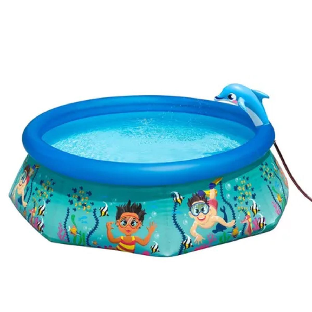 GENERICO - H2ogo Piscina Oasis Con Rociador De Delfín