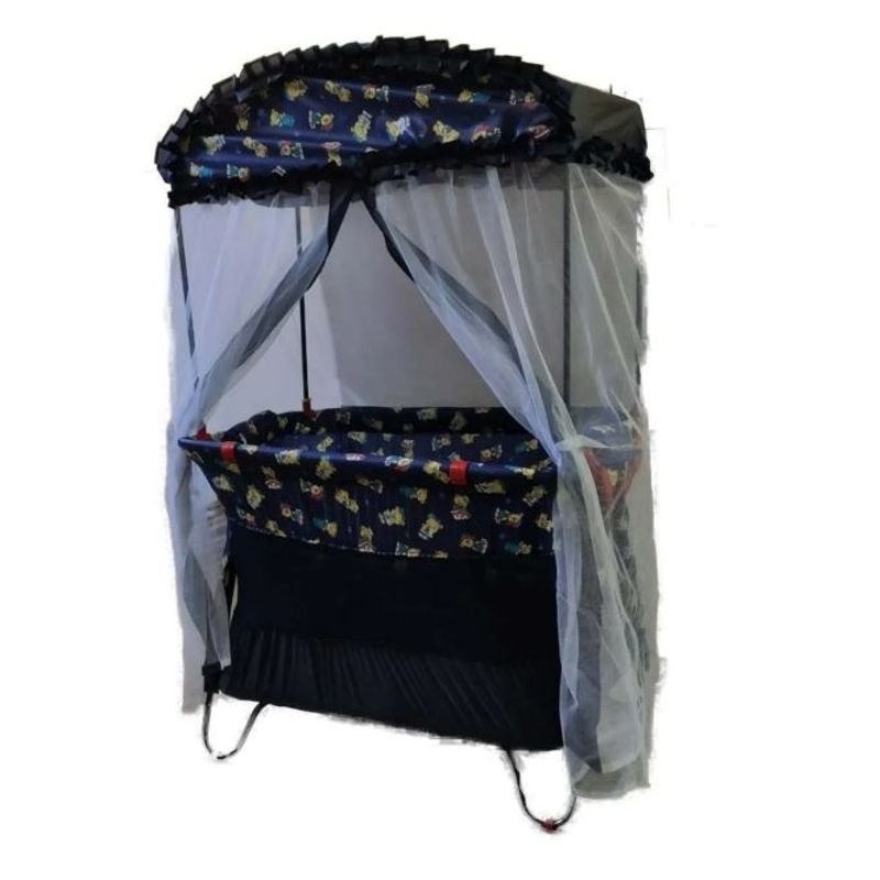 GENERICO - Cuna Corral Económico Para Bebe Toldillo DobleNivel Plegable