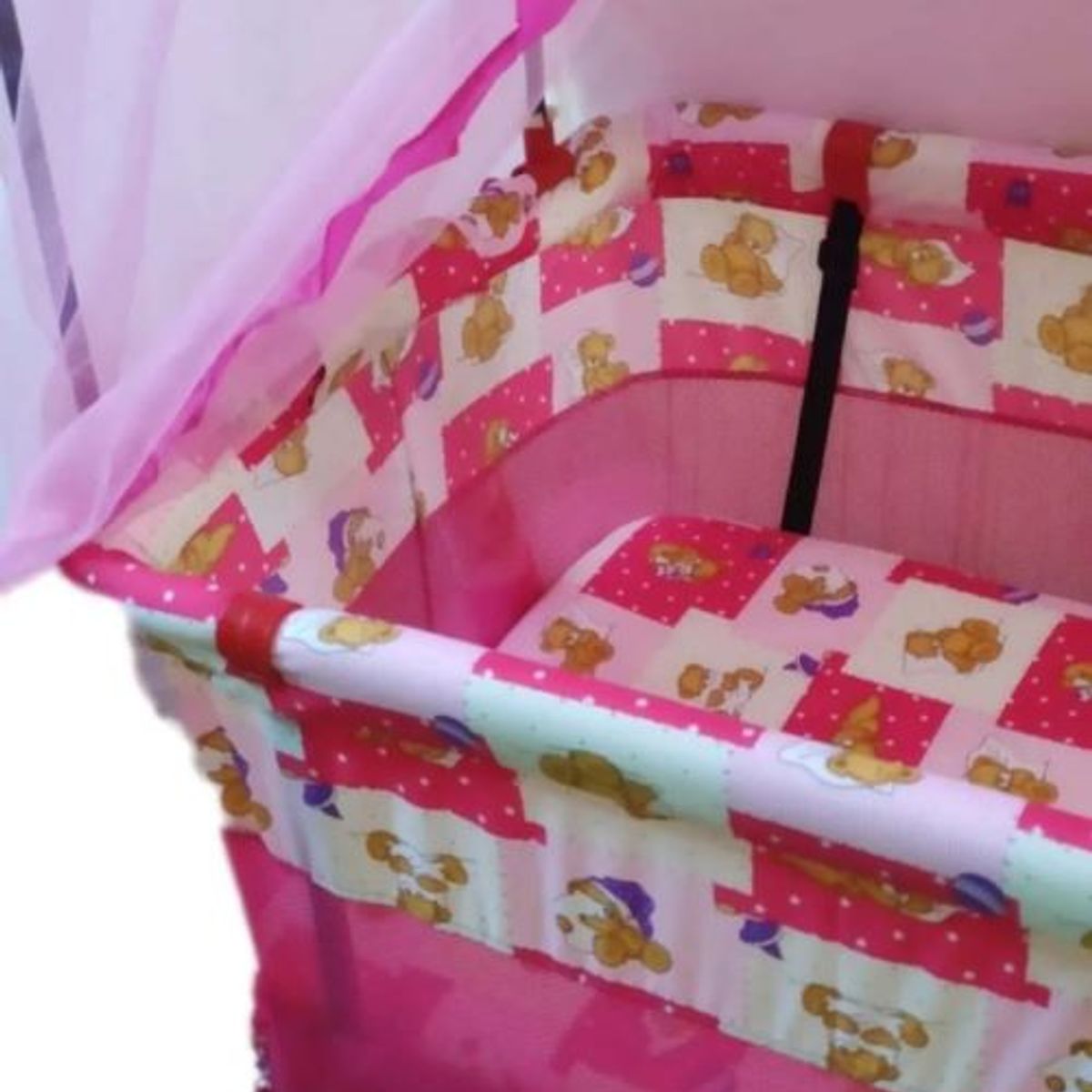 GENERICO - Cuna Corral Económico Para Bebe Toldillo DobleNivel Plegable