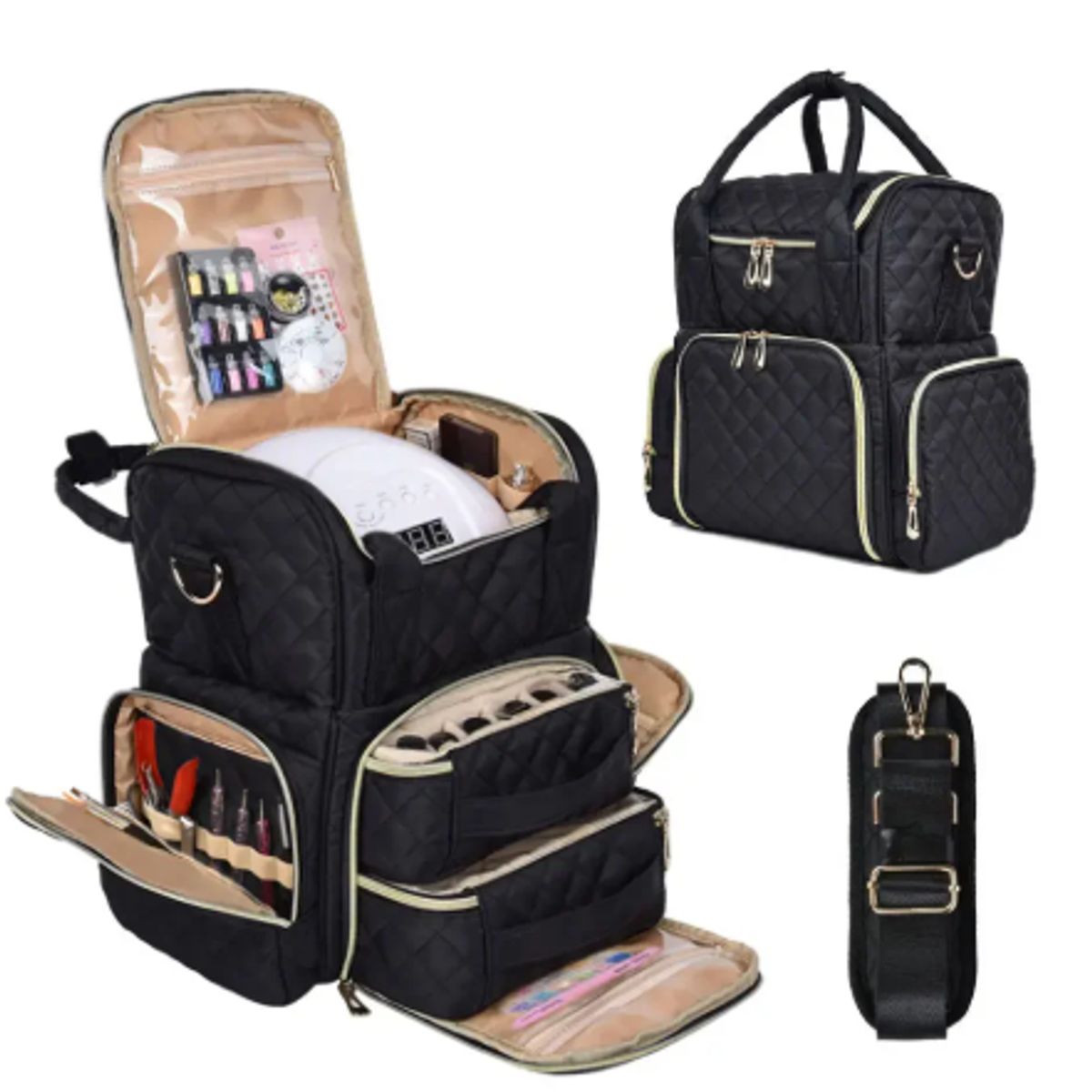 SHEN HUANG - Bolso Organizador Maletín Profesional Manicurista