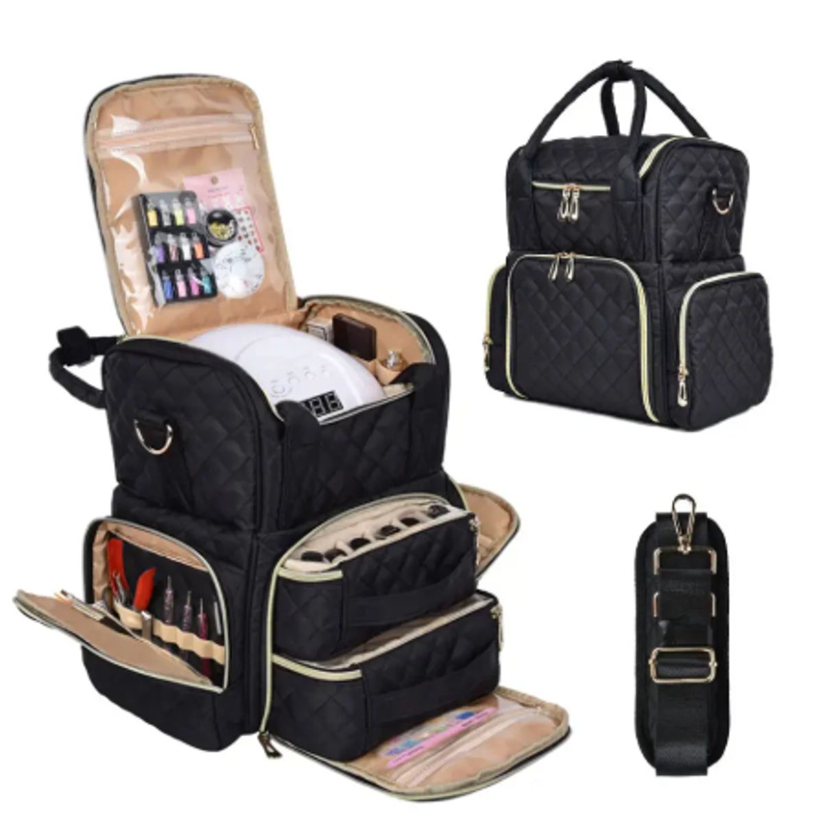 SHEN HUANG - Bolso Organizador Maletín Profesional Manicurista