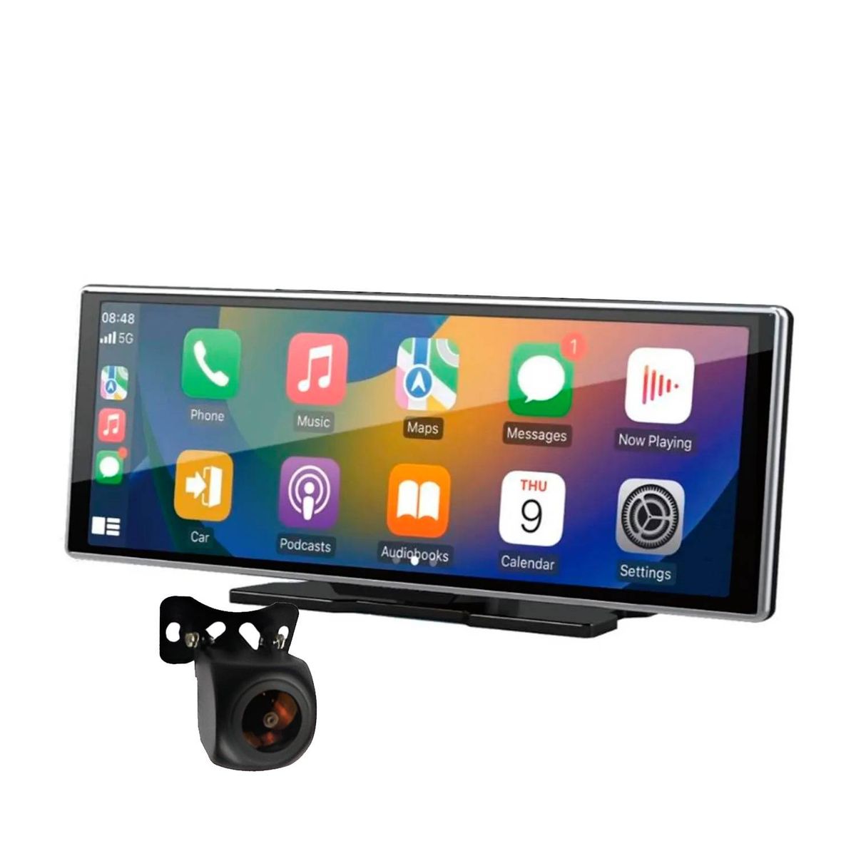 AIWA - Pantalla Carro Aiwa Android Auto Carplay 10” Bluetooth + Camara AHD
