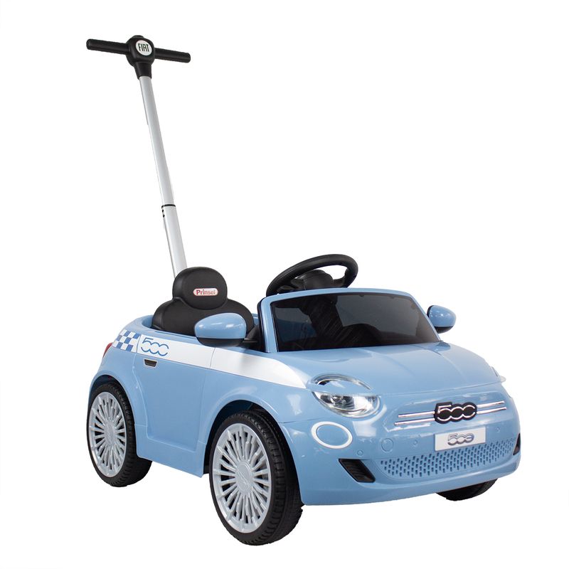 PRINSEL - Montable Paseador Push Car Piccolo Fiat 500e Prinsel Azul