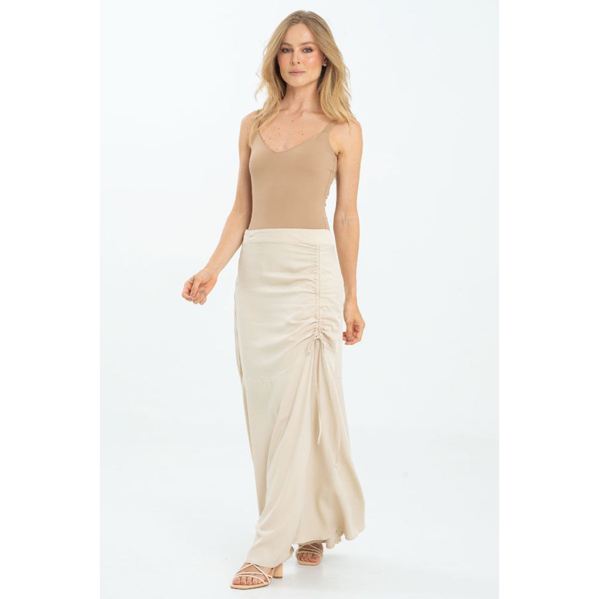 RAGGED - Falda hyacinth Beige claro Ragged