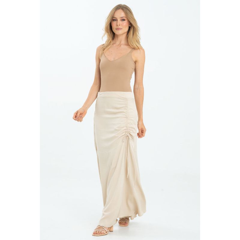 RAGGED - Falda hyacinth Beige claro Ragged