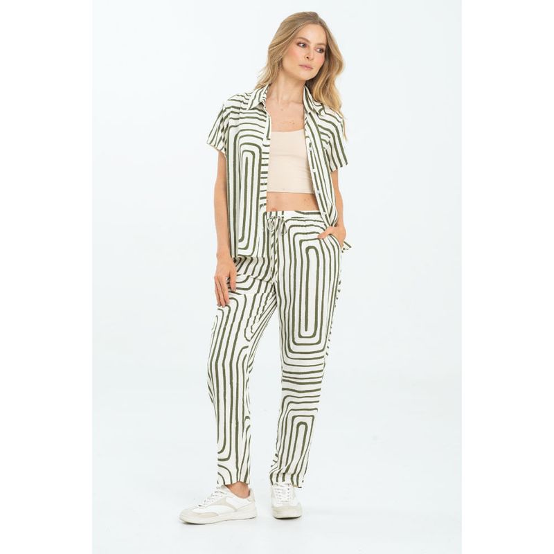 RAGGED - Pantalon khora Verde militar Ragged
