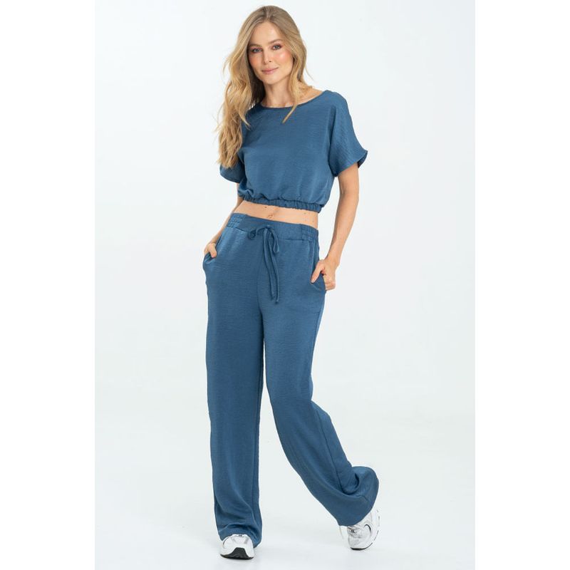 RAGGED - Pantalon nhara Azul medio Ragged