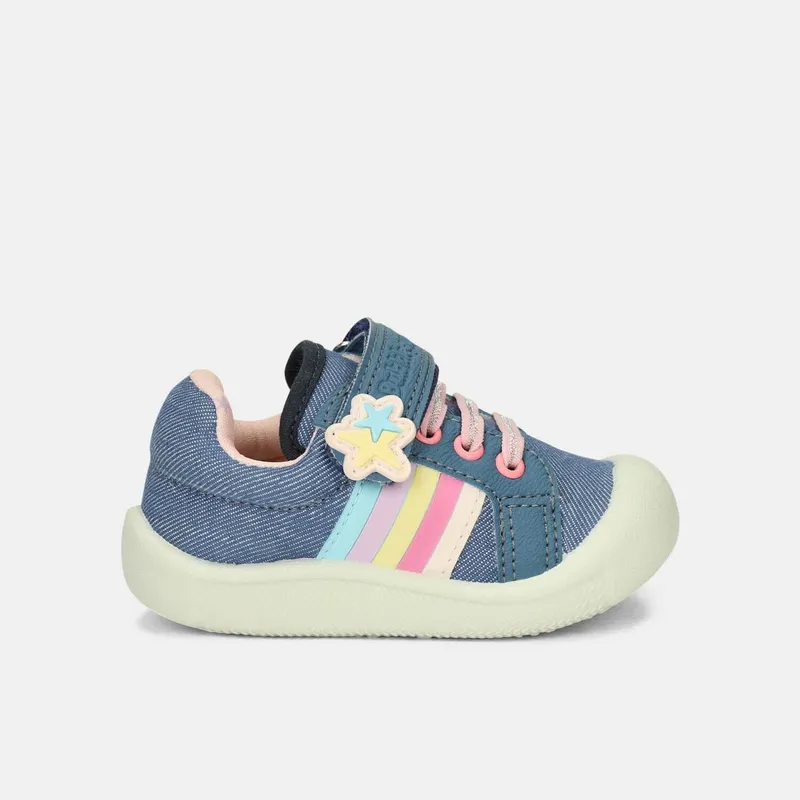 BUBBLE GUMMERS - Tenis Bebé Para Niña Bubblegummers Azul Tamara 15-21