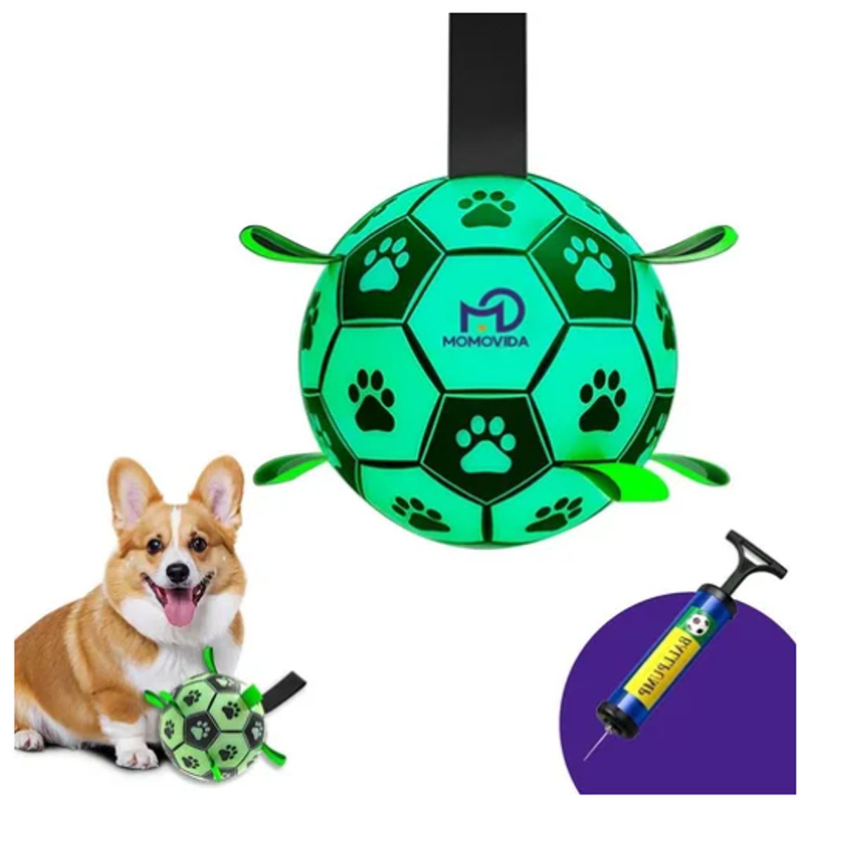 GENERICO - Pelota De Fútbol Para Perros Interactiva De Mascota