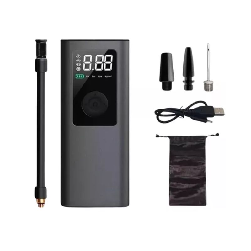 GENERICO - Inflador Inalambrico Portatil Usb Recargable