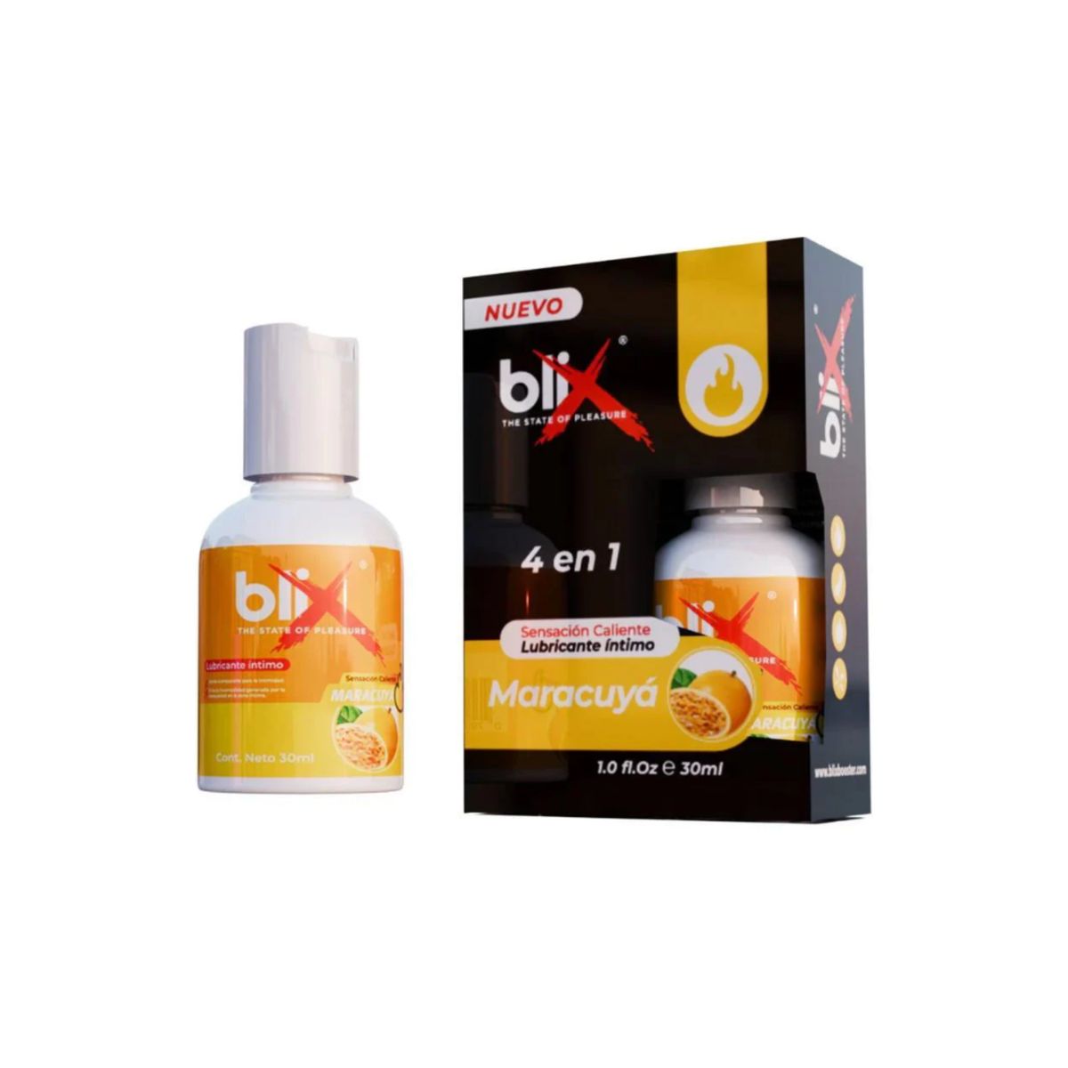 GENERICO - Lubricante intimo Blix Caliente Maracuya x 30 ml
