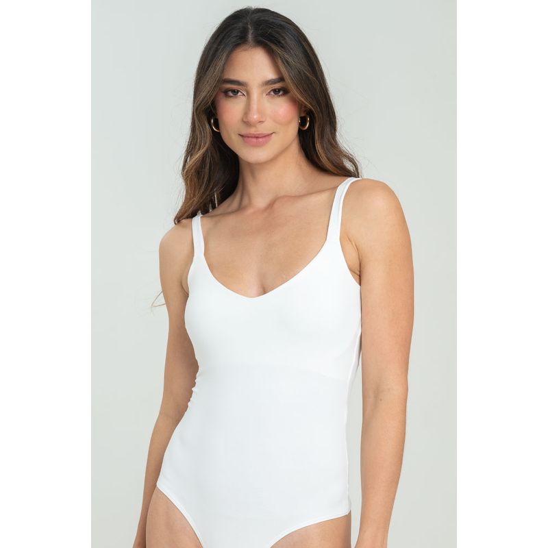 RAGGED - Body tira ancha Blanco crudo Ragged