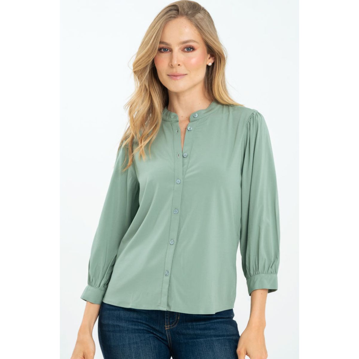 RAGGED - Camisa lauren Verde marino Ragged.