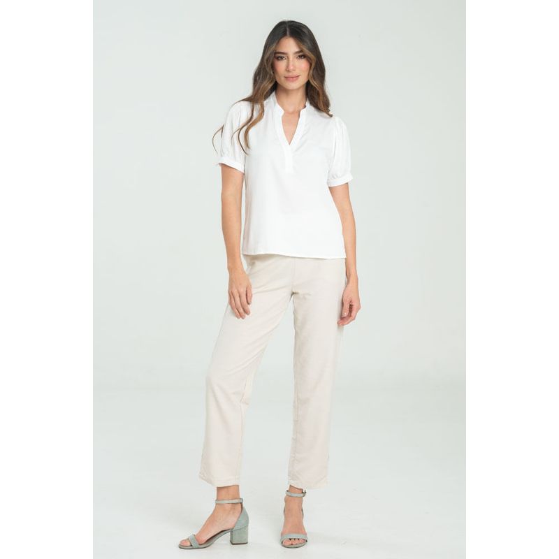 RAGGED - Blusa zafiro Blanco crudo Ragged