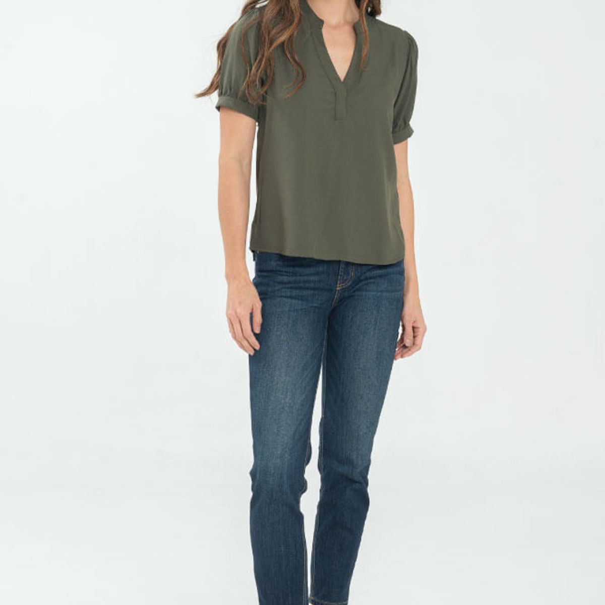 RAGGED - Blusa zafiro Verde militar Ragged.