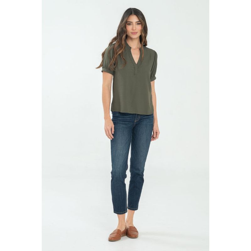 RAGGED - Blusa zafiro Verde militar Ragged
