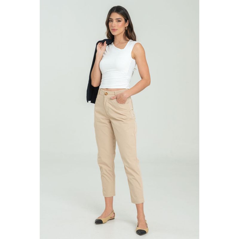 RAGGED - Top bruselas Blanco crudo Ragged