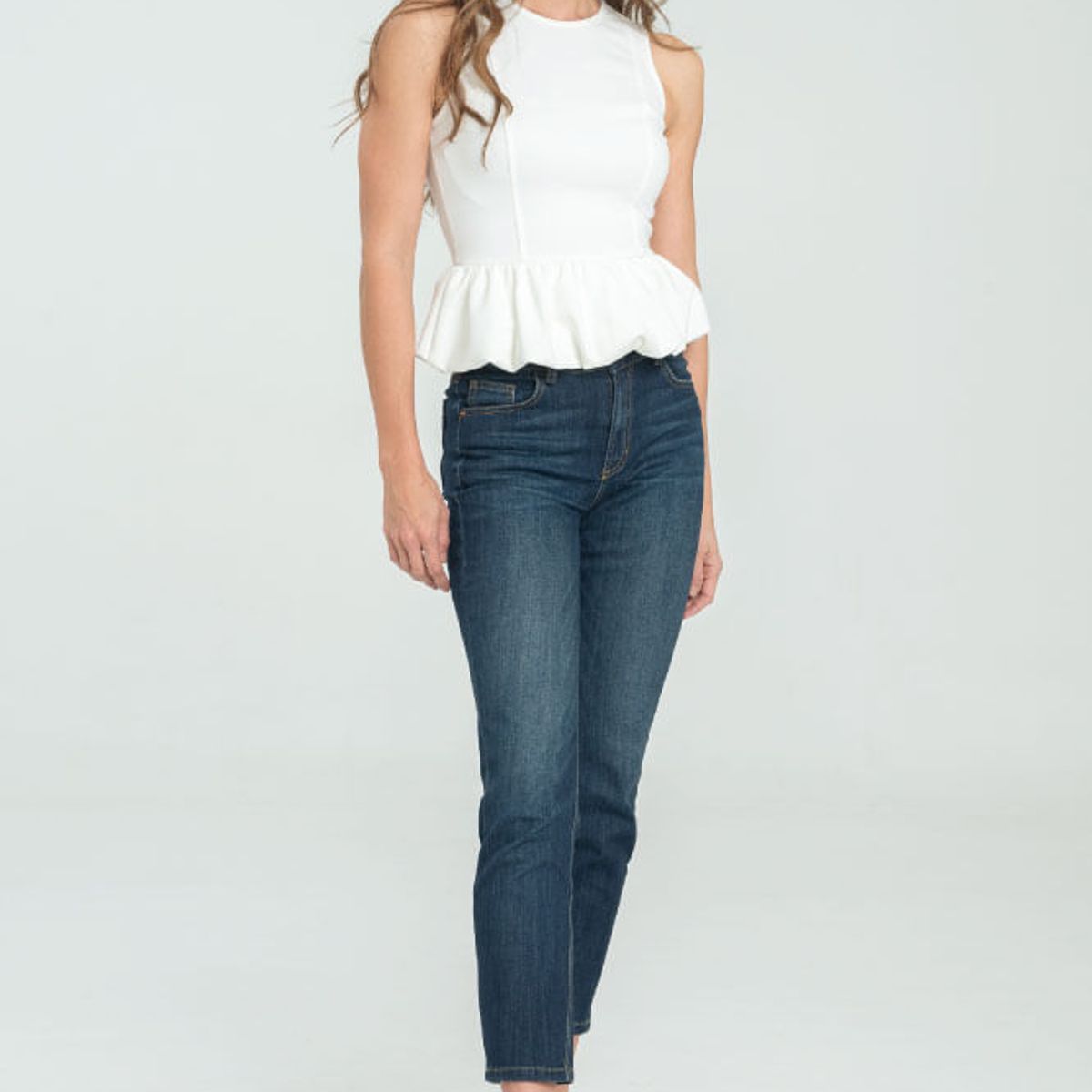 RAGGED - Blusa globo sisa Blanco crudo Ragged