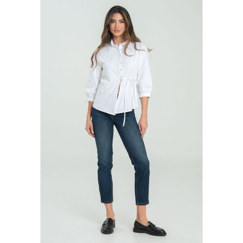 RAGGED - Camisa twofer Blanco Ragged