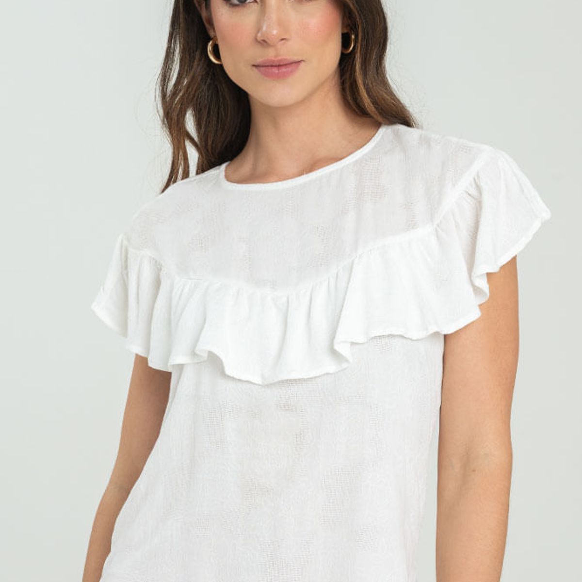 RAGGED - Blusa etterne Blanco crudo Ragged.