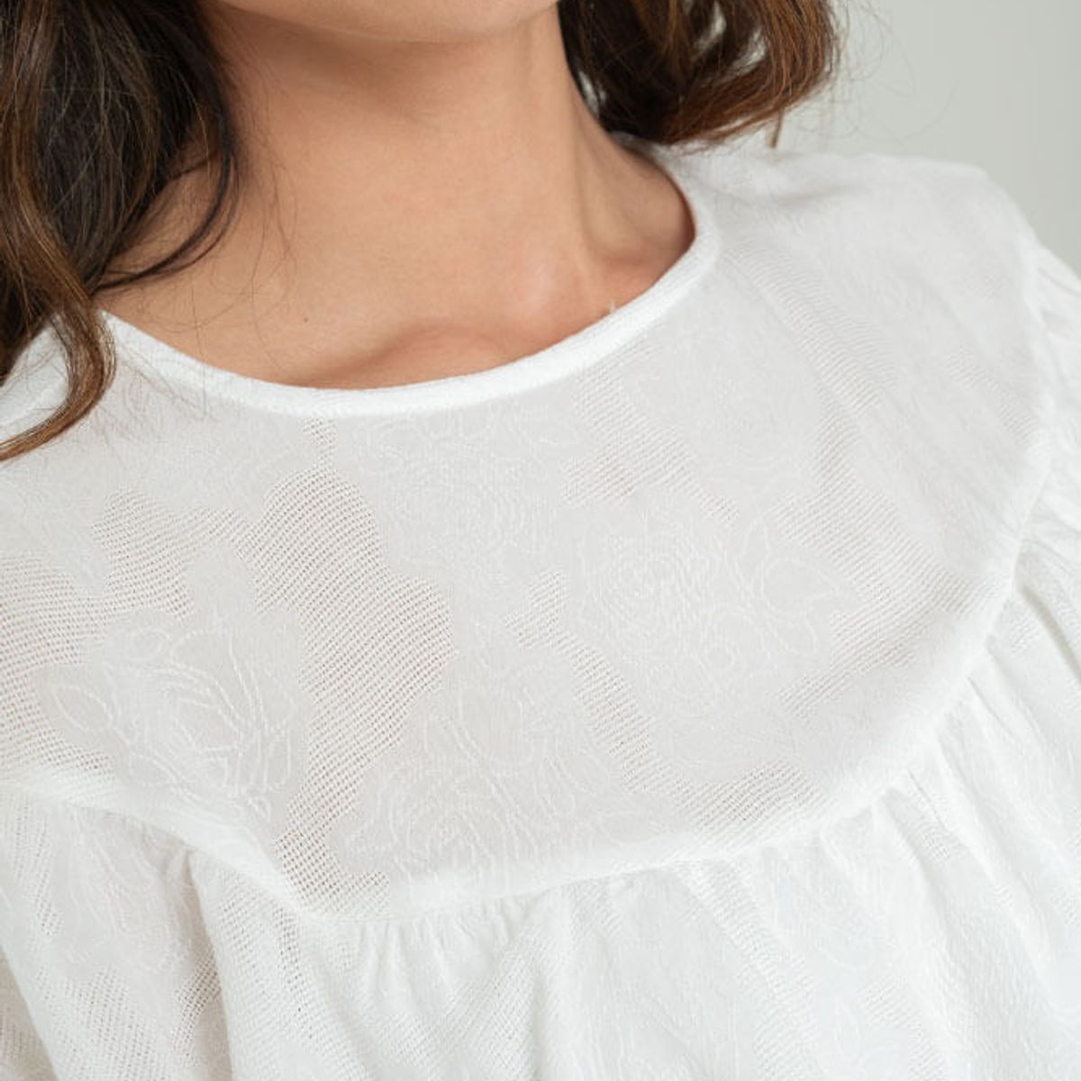RAGGED - Blusa etterne Blanco crudo Ragged.