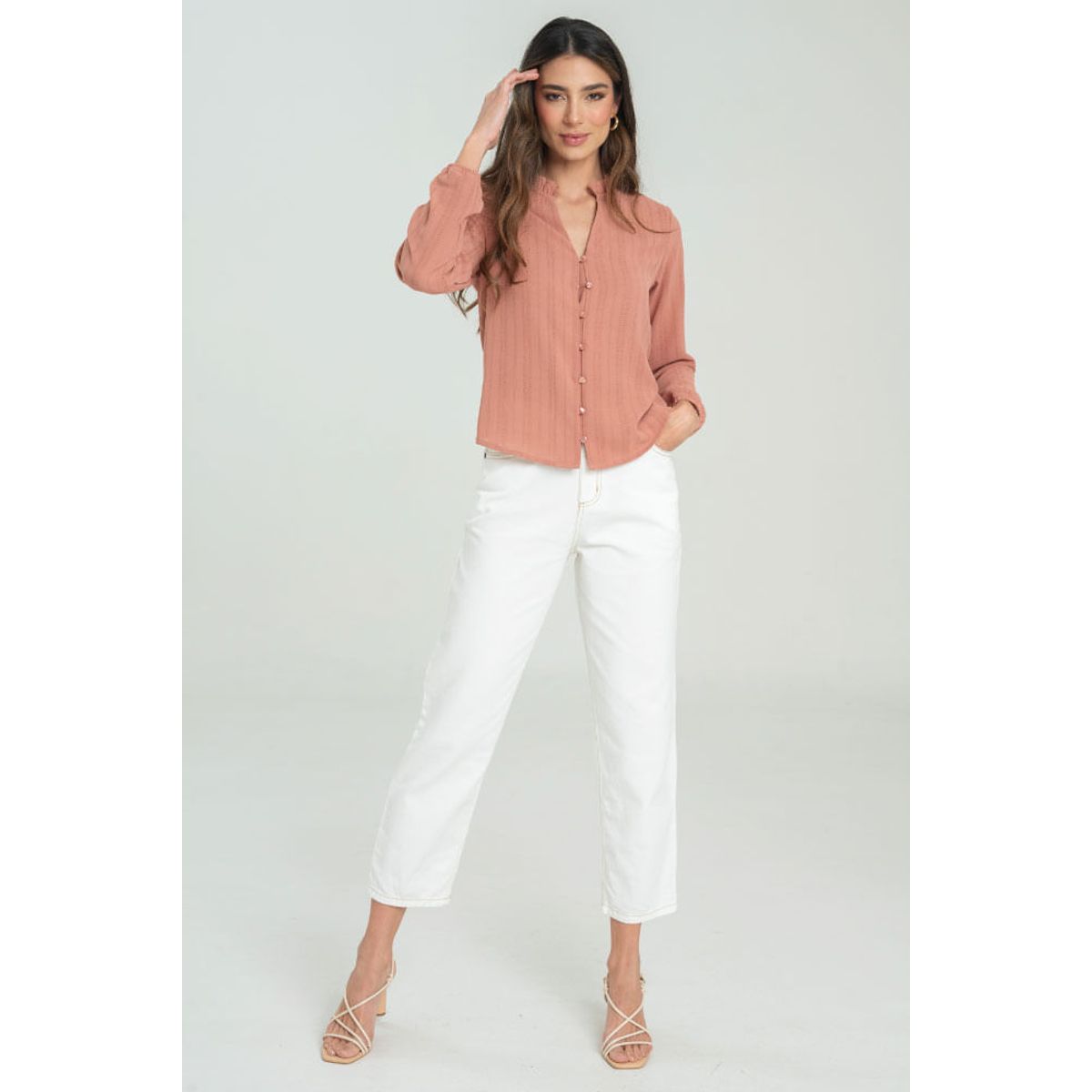 RAGGED - Camisa beverly Rojo carnauba Ragged.