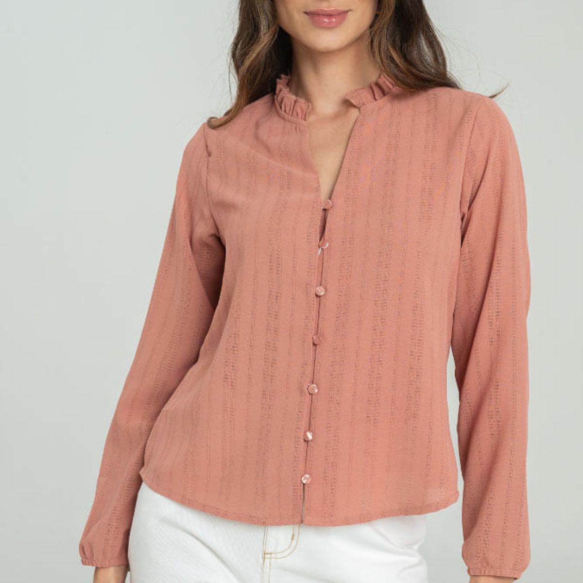 RAGGED - Camisa beverly Rojo carnauba Ragged.