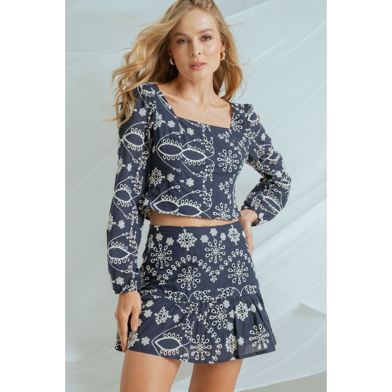 RAGGED - Blusa marruecos Azul oscuro Ragged
