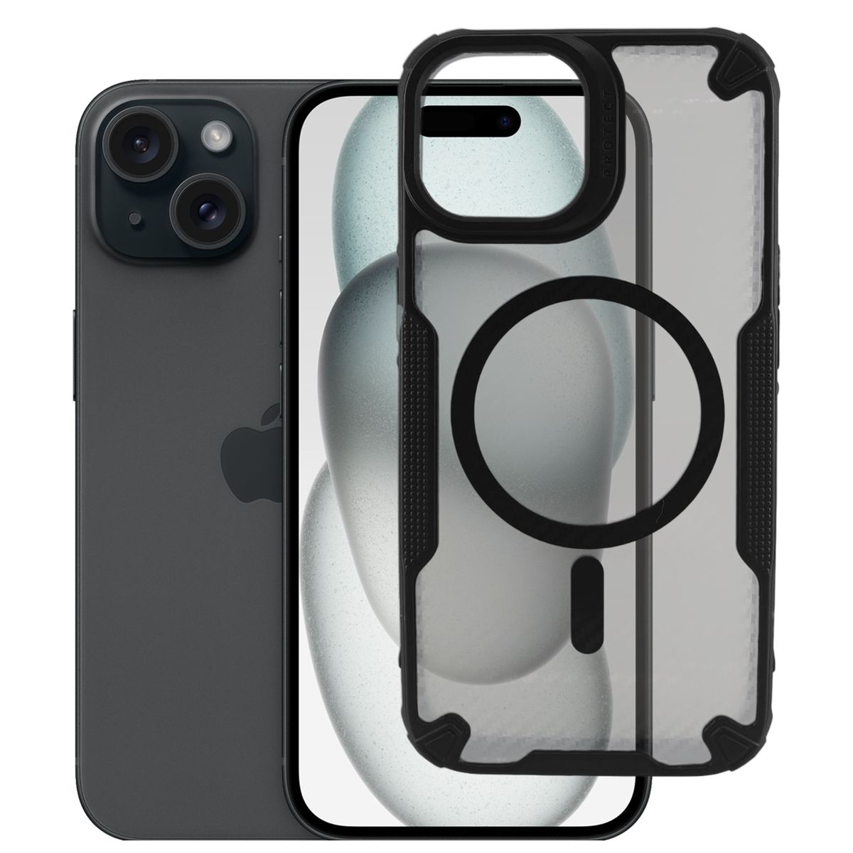 GENERICO - Funda Estuche Case Hybrido Magsafe Compatible Con iPhone 13 - 14 - 15