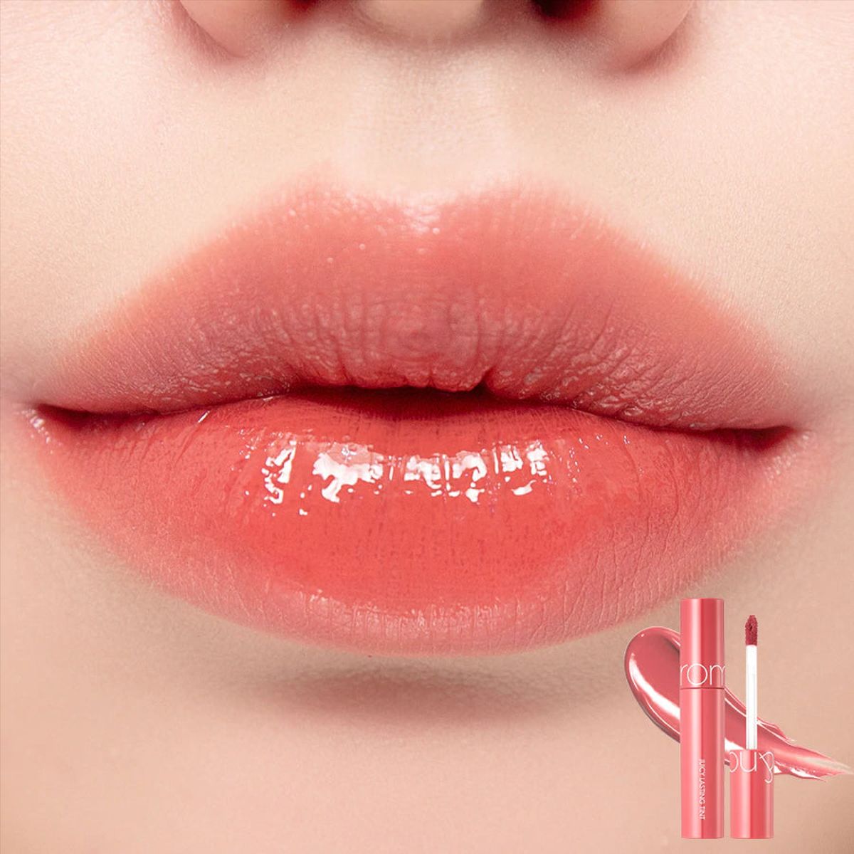 ROM&ND - Juicy Lasting Tint 09 LITCHI CORAL Tinta de Labios
