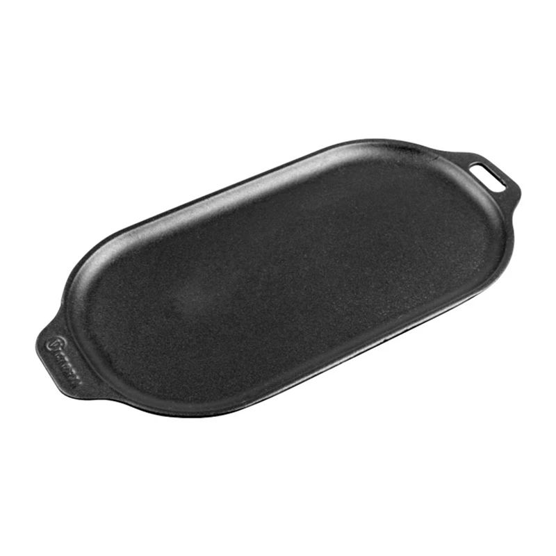 VICTORIA - Plancha Ovalada de 34 X 17 Cm de Hierro Fundido Victoria