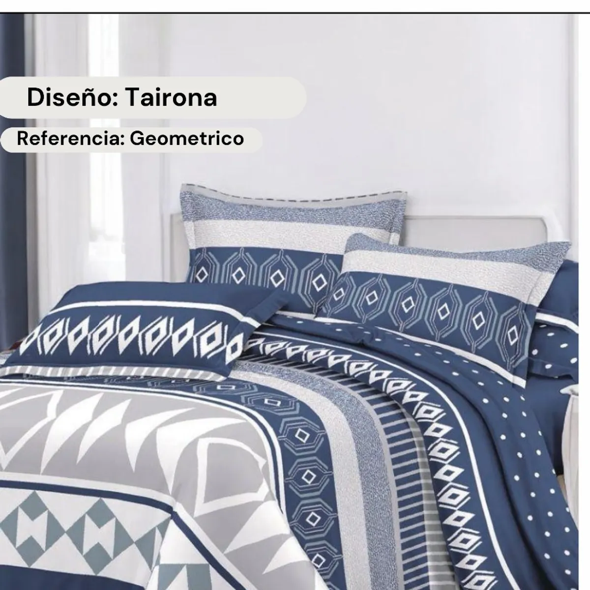 SIRENITAS - Juego de sabanas Azul Tairona