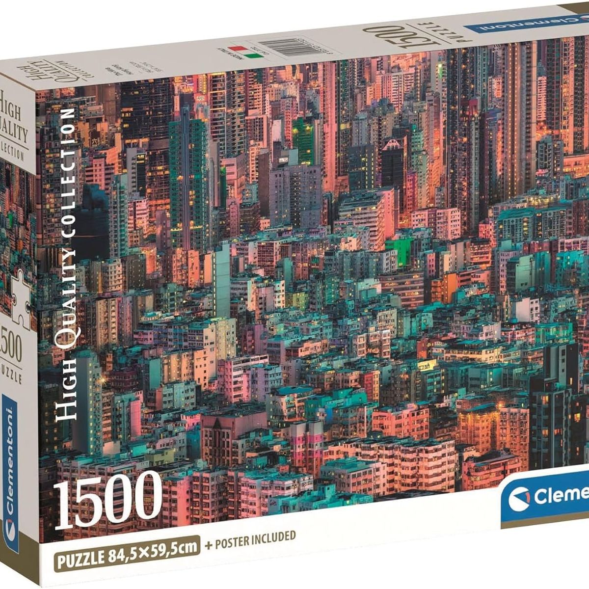 CLEMENTONI - Rompecabezas 1500 Piezas Hong Kong Clementoni