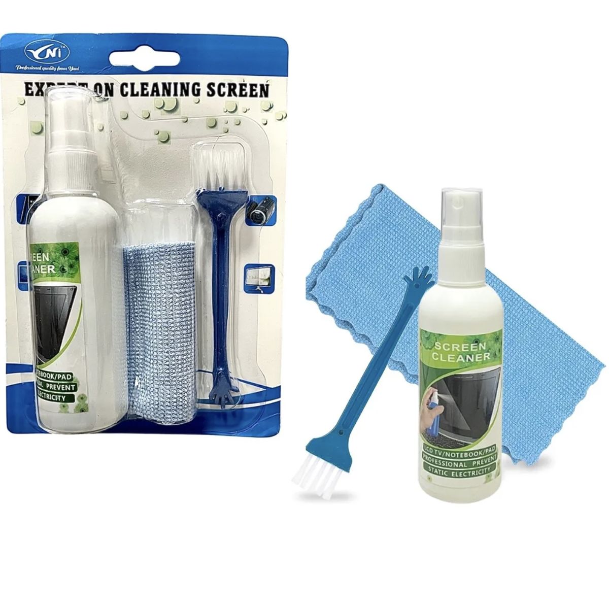 GENERICO - Kit De Limpieza 3 En 1 Para Portátil Tablet Camara Kcl-1005