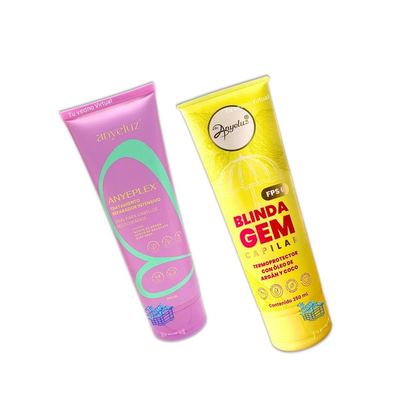 ANYELUZ - Anyeplex y Termoprotector Blinda Gem Anyeluz