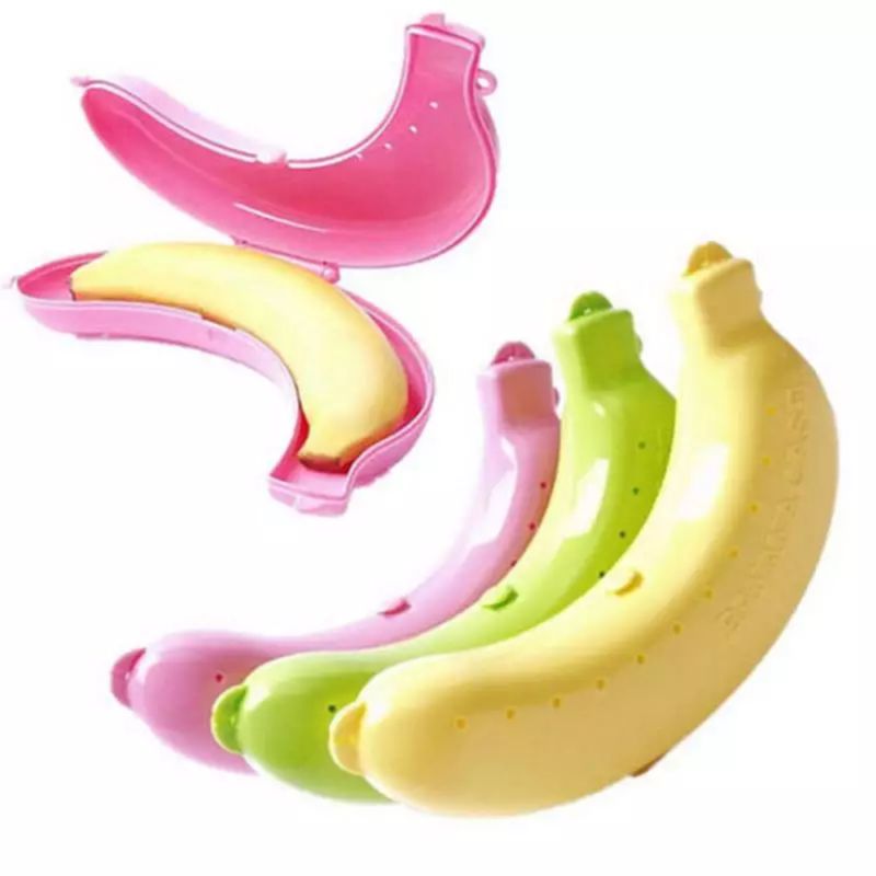GENERICO - Contenedor Para Banano Banana Case Porta Banano Super Resistente