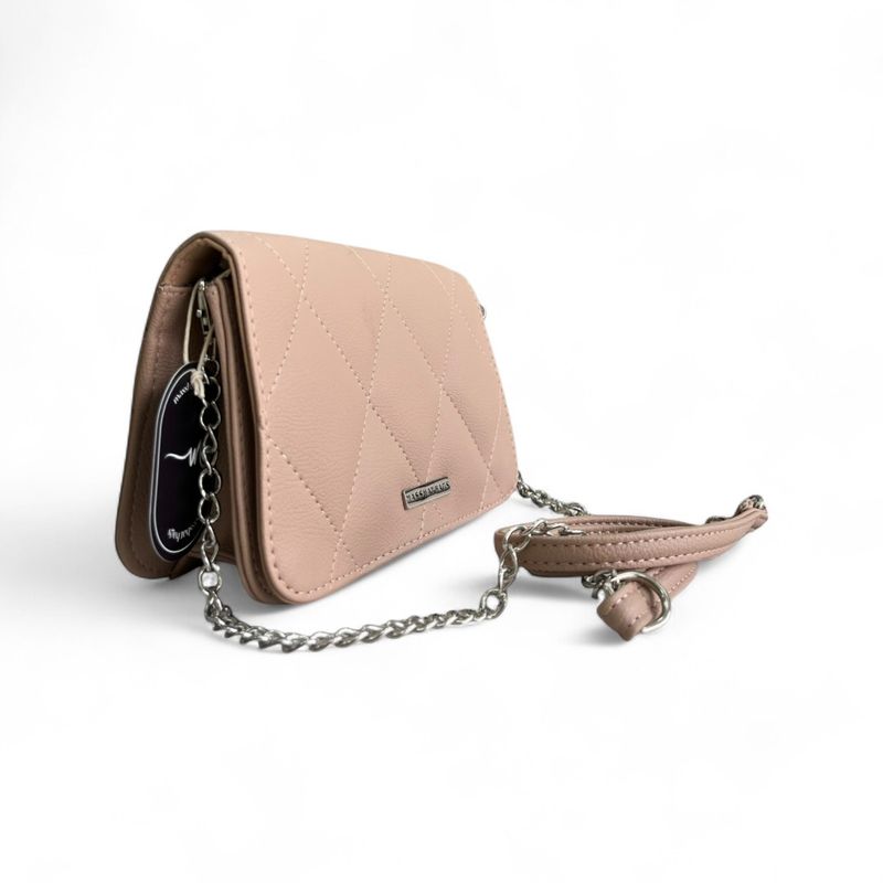 GENERICO - Cartera Sharom Mujer Tipo Crossbody con 3 Bolsillos