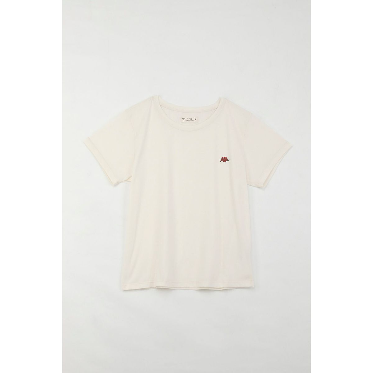 TENNIS - Camiseta básica estampada crudo para mujer