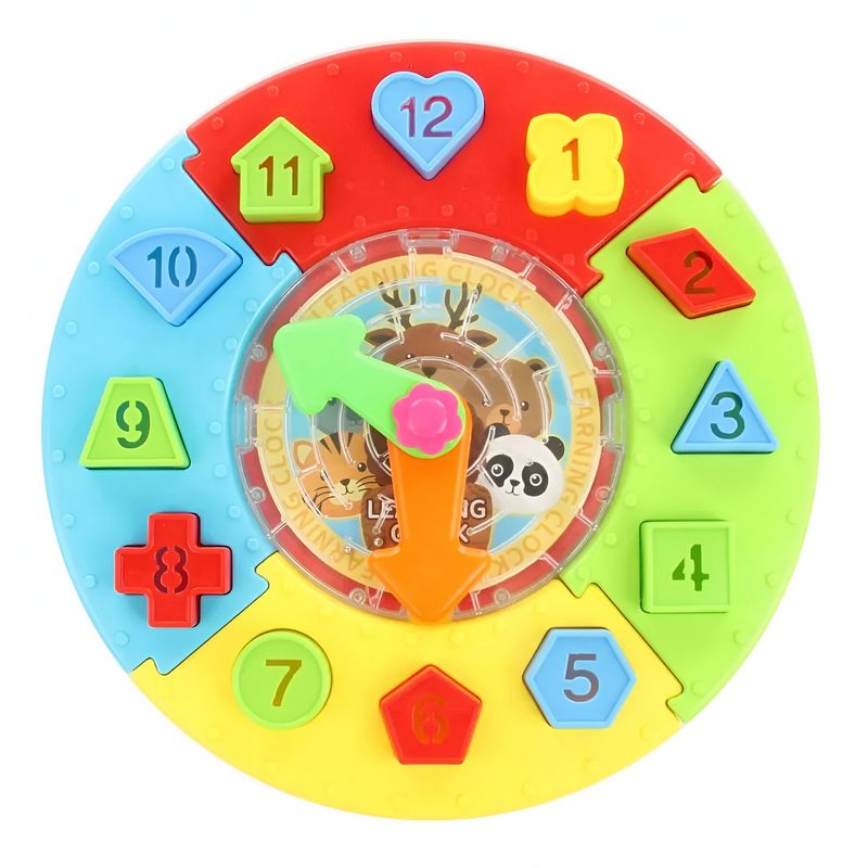 GENERICO - Laberinto Reloj Juego De Encastre Interactivo Didactico Niño